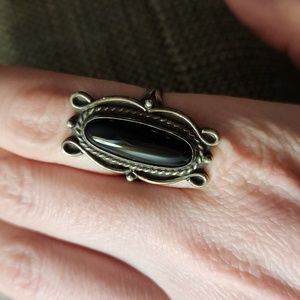 Meg Girard Onxy Ring size 7.5